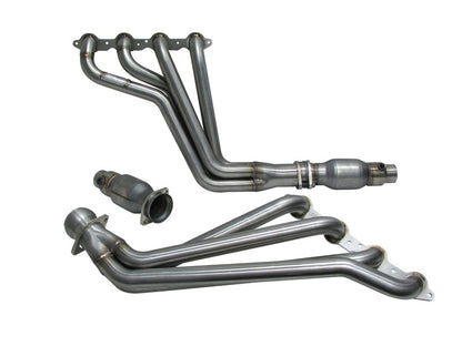 BBK 10-15 Camaro LS3 L99 Long Tube Exhaust Headers With Converters - 1-3/4 304 Stainless