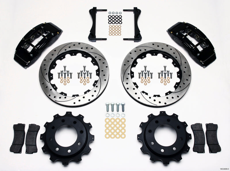 Wilwood TC6R Rear Kit 16.00in Drilled 1999-2010 GM Trk 2500 HD 4.84 Cntr