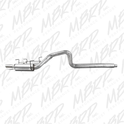 MBRP 05-09 Ford Mustang GT 4.6L Dual Split Rear Race Version AL/ 3in Cat Back Exhaust System