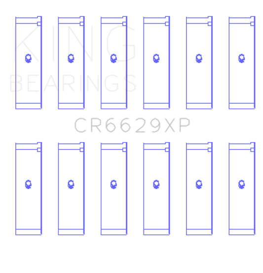 King Engine Bearings Nissan TB48DE/TB45E/TB42 Set of 6