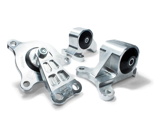 Innovative 02-05 Civic K-Series Black Aluminum Mounts 95A Bushings (Not K24 Trans)