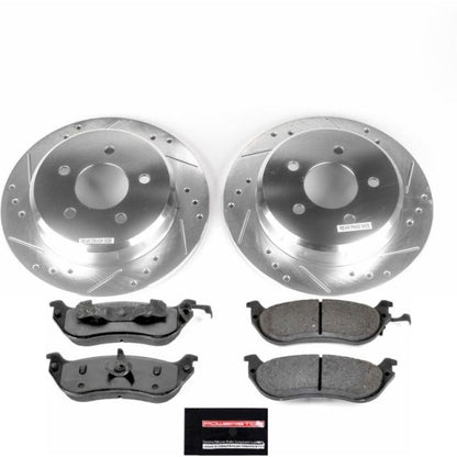 Power Stop 96-02 Ford Crown Victoria Rear Z36 Truck & Tow Brake Kit