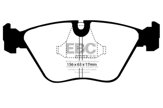 EBC 89-91 Audi 200 2.2 Turbo (ATE) Ultimax2 Front Brake Pads