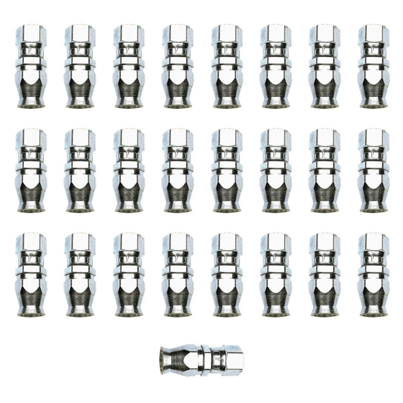 Russell Performance -6 AN Endura PowerFlex Power Steering Straight Hose Ends (25 pcs.)