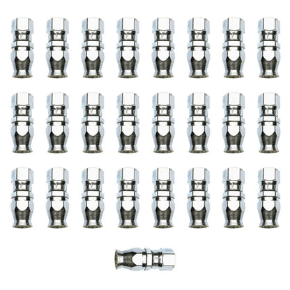 Russell Performance -6 AN Endura PowerFlex Power Steering Straight Hose Ends (25 pcs.)