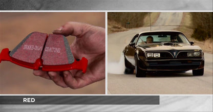 EBC 84-87 Honda Civic CRX 1.5 DX Redstuff Front Brake Pads