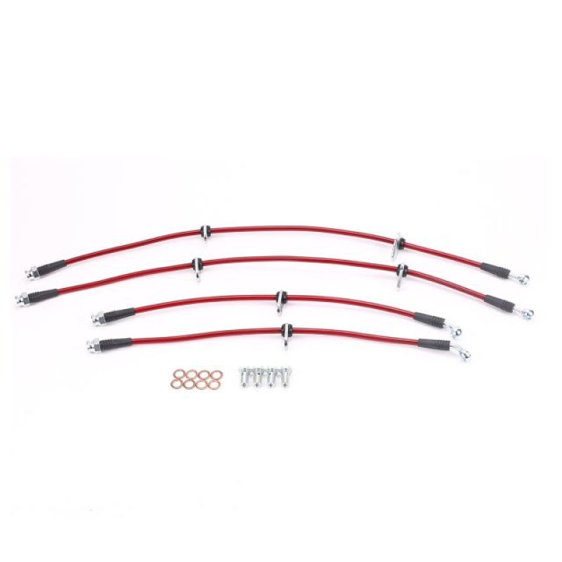 Power Stop 94-01 Acura Integra Front & Rear SS Braided Brake Hose Kit