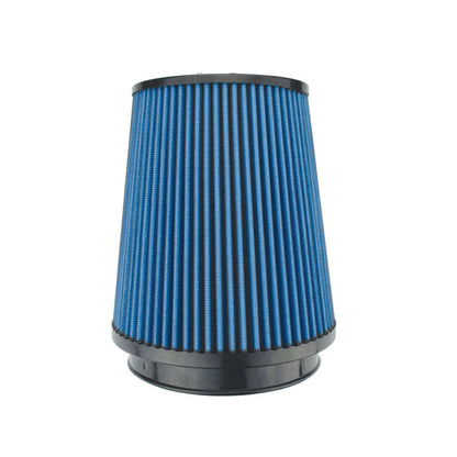 Injen NanoWeb Dry Air Filter 5.00in Inlet w/ShurLok 6.50in Base/ 5.00in Top w/ Barb Fitting