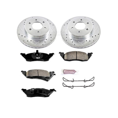 Power Stop 97-98 Dodge Dakota Front Z23 Evolution Sport Brake Kit