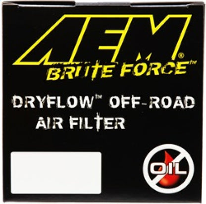 AEM Dryflow 3.5in. X 7in. Round Tapered Air Filter