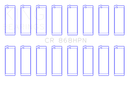 King Engine Bearings Ford Prod V8 4.6L/5.4L (Size 0.026) Performance Rod Bearing Set