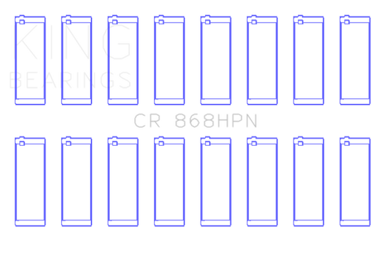 King Engine Bearings Ford Prod V8 4.6L/5.4L (Size 0.50) Performance Rod Bearing Set