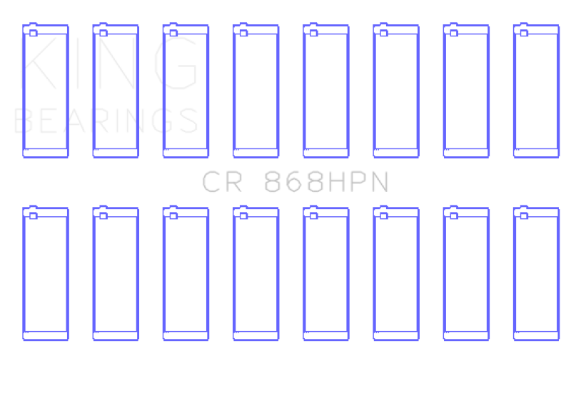 King Engine Bearings Ford Prod V8 4.6L/5.4L (Size STDX) Performance Rod Bearing Set