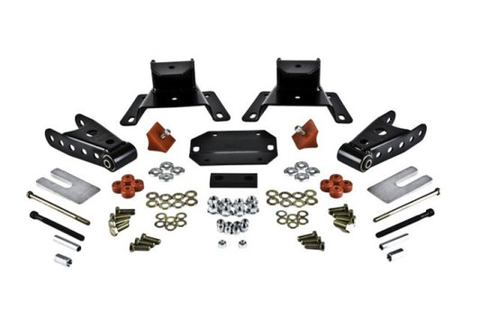 Belltech SHACKLE AND HANGER KIT 87-96 F150 EXT CAB 4inch