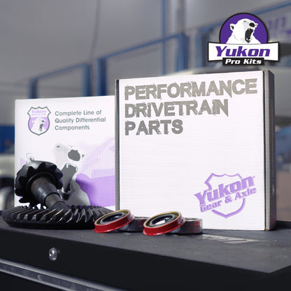 Yukon 8.875in GM 12T 3.42 Rear Ring & Pinion Install Kit Axle Bearings and Seals