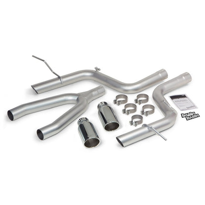 Banks Power 14 Jeep Grand Cherokee 3.0L Diesel Monster Exhaust Sys - SS Single Exhaust w/ Chrome Tip