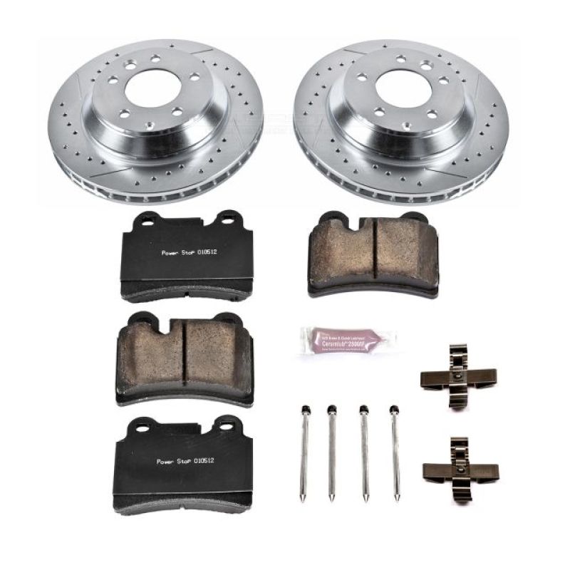 Power Stop 2006 Volkswagen Touareg Rear Z23 Evolution Sport Brake Kit