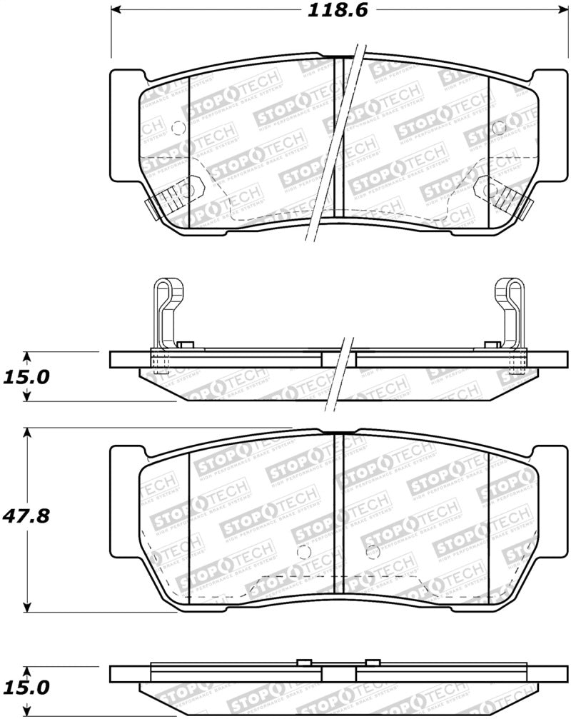 StopTech Street Brake Pads