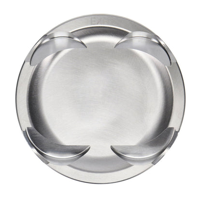 JE Pistons - Set of 4 Mitsubishi 4B11T 87.0mm Bore +.2 Dome Asymmetrical FSR Pistons - Set of 4