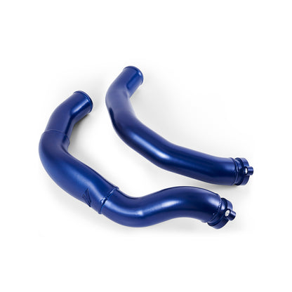 Mishimoto 2015-2020 BMW F80 M3/M4 Intercooler Pipe Kit Frozen Dark Blue ll Metallic