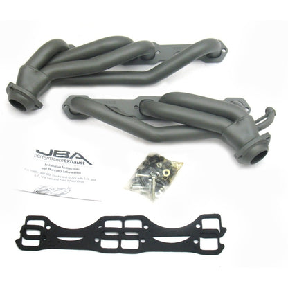 JBA 96-00 GM Truck 5.0L/5.7L SBC w/o A.I.R. 1-1/2in Primary Ti Ctd Cat4Ward Header