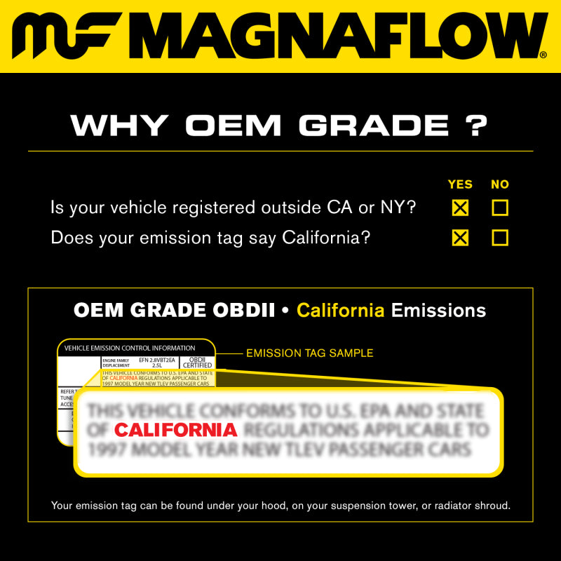 MagnaFlow Direct Fit Catalytic Converter 05 Explorer 4.0 2/4wd OEM