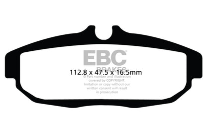 EBC 12 Ford Mustang 5.8 Supercharged (GT500) Shelby Bluestuff Rear Brake Pads