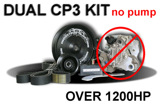 Industrial Injection 2003-13 Dodge 5.9L CR Dual Cp3 Kit Dodge 1200+ Hp (Kit Only)