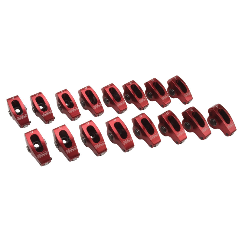 Edelbrock Rocker Arms Roller BBC 7/16In 1 7 1 Ratio Set of 16