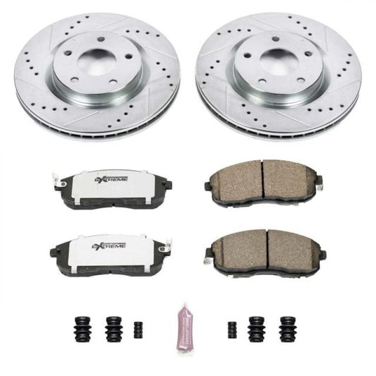 Power Stop 07-12 Nissan Sentra Front Z26 Street Warrior Brake Kit