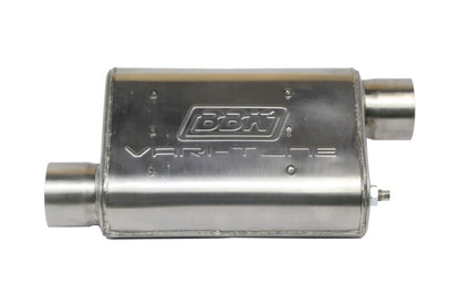 BBK VariTune Adjustable Performance Muffler 3.0 in. Offset/Offset Stainless Steel