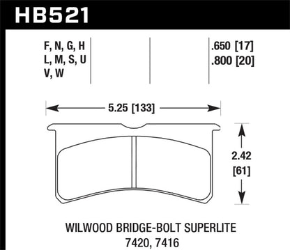 Hawk HPS Street Brake Pads