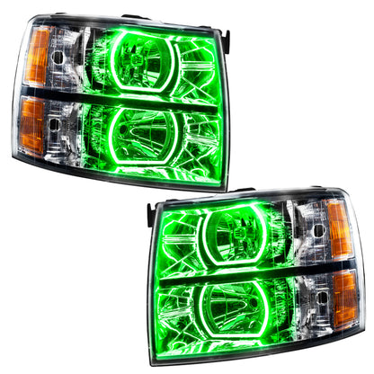 Oracle 07-13 Chevrolet Silverado SMD HL - Square - ColorSHIFT w/ BC1 Controller
