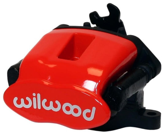 Wilwood Caliper-Combination Parking Brake-Pos 13-L/H-Red 41mm piston .81in Disc