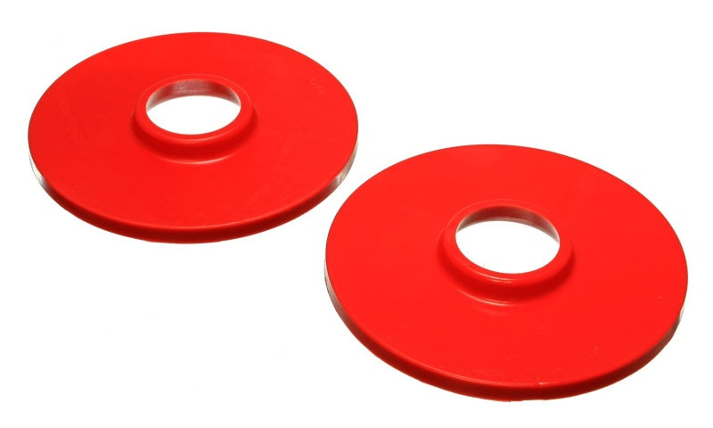 Energy Suspension 97-06 Jeep Wrangler YJ & TJ Red Rear Coil Spring Isolator Set