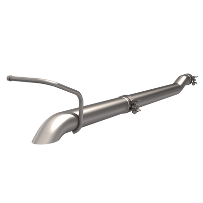 QTP 07-18 Jeep Wrangler JK 3.6L/3.8L Eliminator Cat-Back Crawler Exhaust