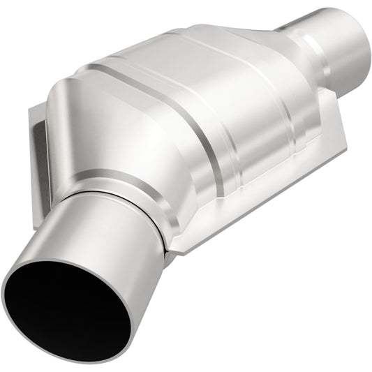 MagnaFlow Conv Universal 2.25 Angled Inlet Rear CA
