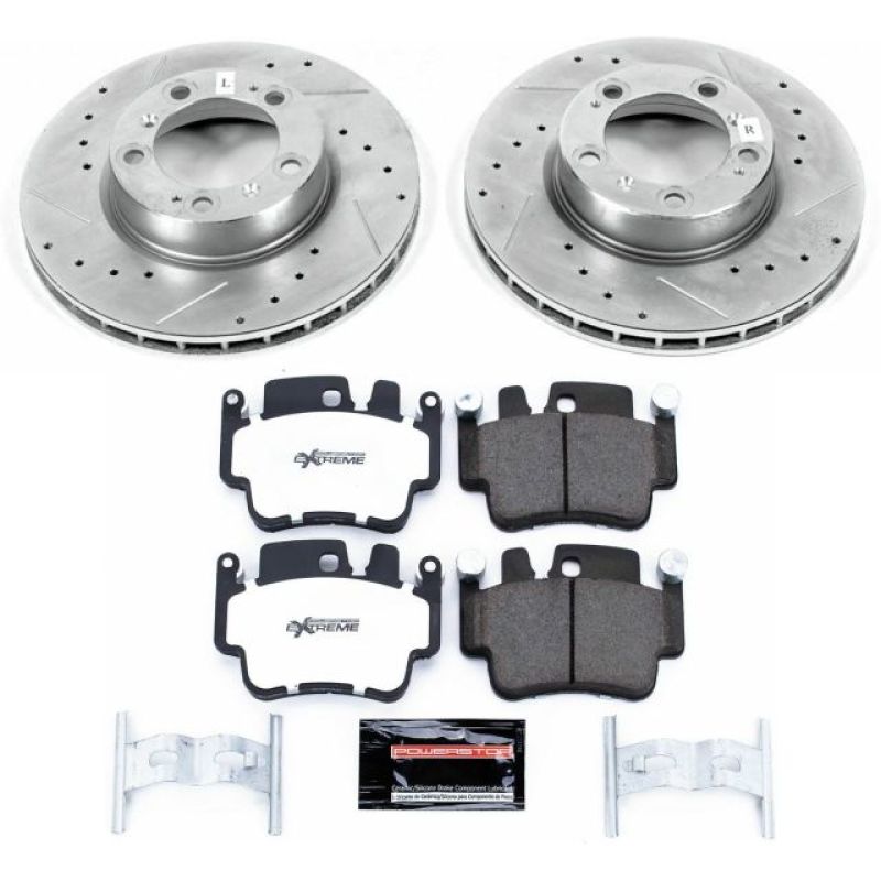 Power Stop 05-06 Porsche Boxster Front Z26 Street Warrior Brake Kit