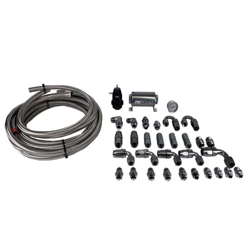 DeatschWerks X3 Series Pump Hanger CPE Plumbing Kit for 1999-2004 Ford F-150 Lightning