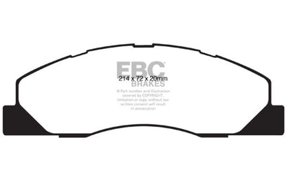 EBC 09-11 Dodge Ram 2500 Pick-up 5.7 2WD/4WD Ultimax2 Front Brake Pads