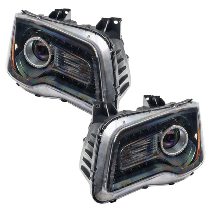 Oracle 11-14 Chrysler 300C SMD HL - Black - NON HID - Blue