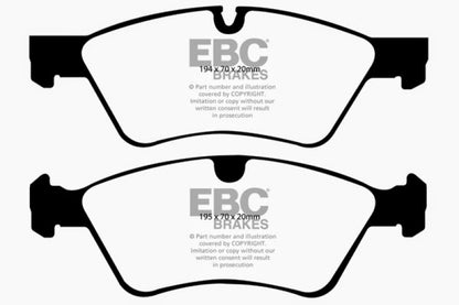 EBC 05-06 Mercedes-Benz G55 AMG 5.4 Supercharged Greenstuff Front Brake Pads