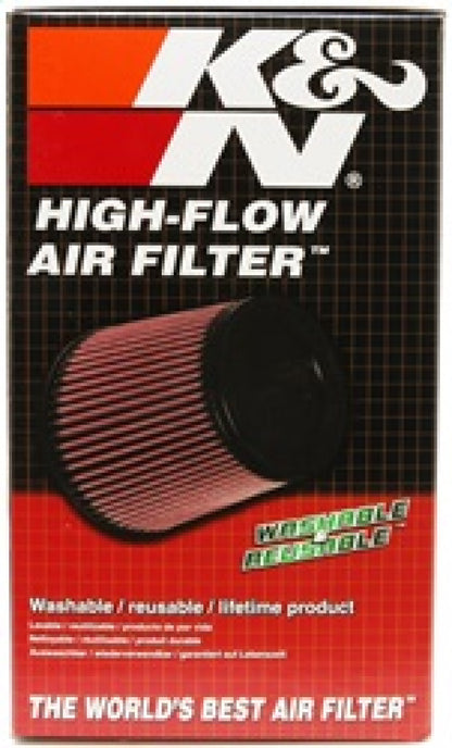 K&N Cone Filter 3.375in ID 6in Base 4.5in Top 9in Height Carbon Fiber