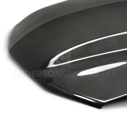 Anderson Composites 10-12 Ford Mustang Type-CJ 3in Carbon Fiber Cowl Hood