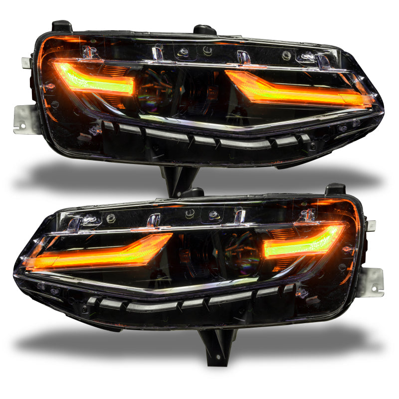 Oracle 19-21 Chevy Camaro LS/LT RGB+A Headlight DRL  Kit - ColorSHIFT w/ 2.0 Controller