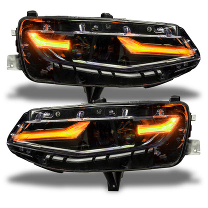 Oracle 19-21 Chevy Camaro LS/LT RGB+A Headlight DRL  Kit - ColorSHIFT w/ 2.0 Controller