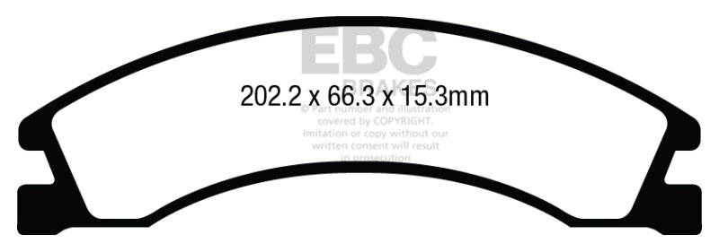 EBC 08+ Ford Econoline E150 4.6 Greenstuff Rear Brake Pads