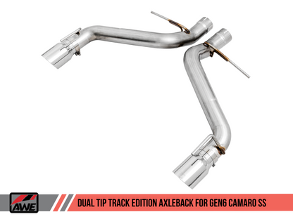 AWE Tuning 16-19 Chevrolet Camaro SS Axle-Back Exhaust - Track Edition (Chrome Silver Tips)