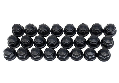 Ford Racing M12 x 1.5 Black Lug Nut - Set of 24