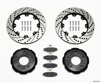 Wilwood Pro-Matrix Rear Kit Drilled 88-96 Corvette C4